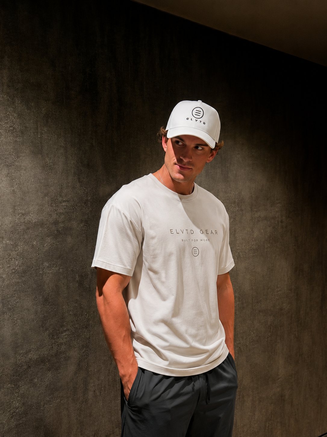 ELVTD GEAR tee in studio