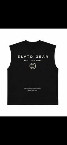 ELVTD GEAR Athletic Cut Off in black — premium athletic cut off tee — photo 2